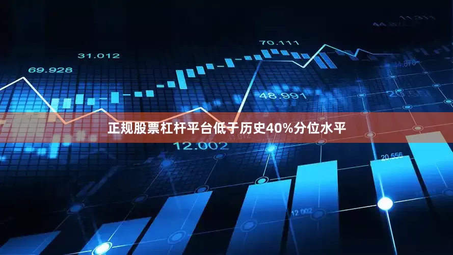 正规股票杠杆平台低于历史40%分位水平
